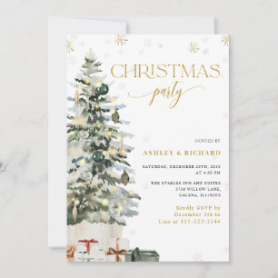Christmas Tree Wedding Invitation