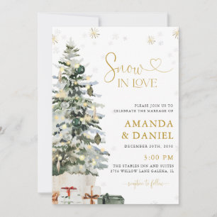 Christmas Tree Wedding Invitations
