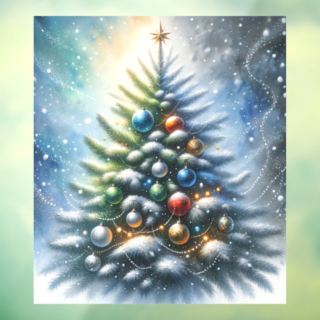 Christmas Tree Window Cling (Sheet 3)