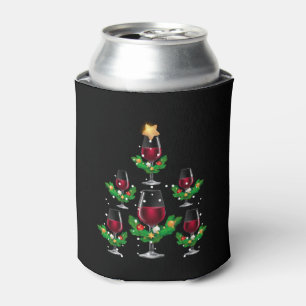Christmas Tree Wine Can Cooler