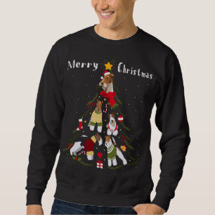 Christmas Tree Wire Fox Terrier Lover Xmas Dog Own Sweatshirt