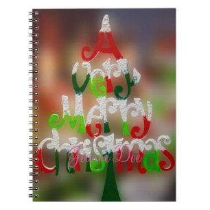 Christmas Tree Wishes Notebook