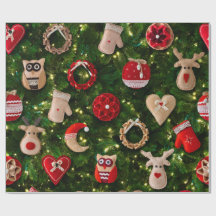 Christmas tree with felt toys