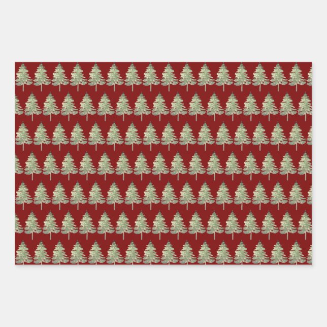 Christmas tree wrapping paper  (Front)