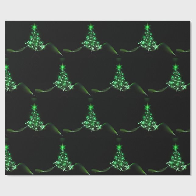  Christmas  Tree Wrapping Paper (Flat)