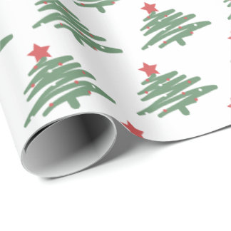 Christmas Tree Wrapping Paper
