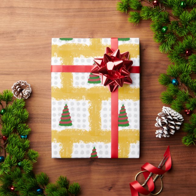 Christmas Tree Wrapping Paper (Holiday Gift)