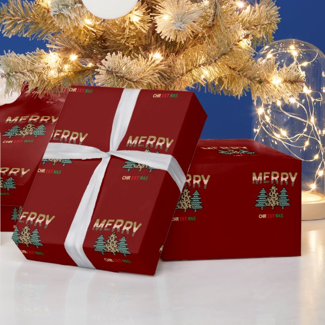  Christmas  Tree Wrapping Paper (Holidays)