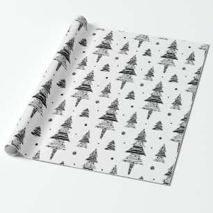 Christmas tree wrapping paper