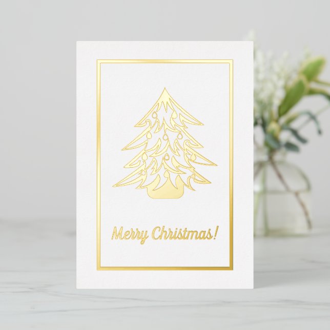 Christmas Tree Xmas Holiday with Your Words (Standing Front)
