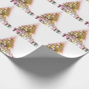 Christmas Trees and Gifts Wrapping Paper