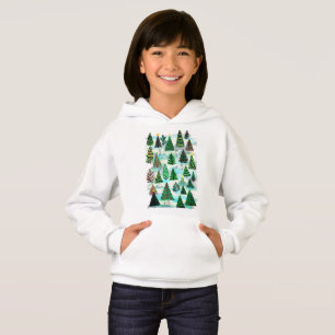 Christmas trees and snow hares