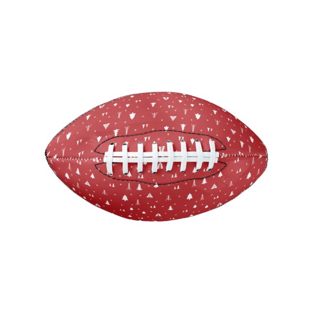 Christmas Trees and Snowflakes Football American Football (Front)