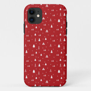 Christmas Trees and Snowflakes iPhone 11 Case