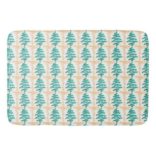 Christmas Trees Bath Mat