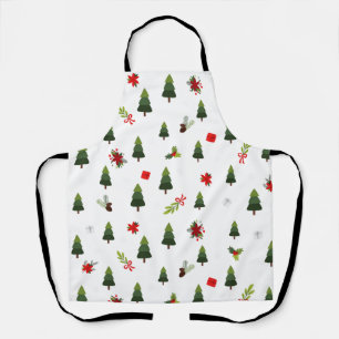 Christmas Trees & Bows   Apron