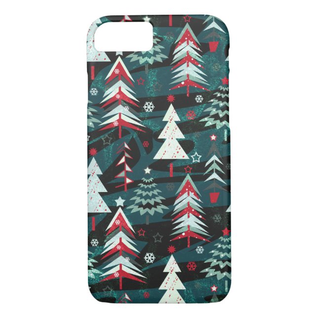 Christmas trees. Case-Mate iPhone case (Back)