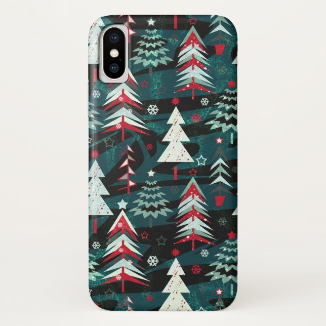 Christmas trees. Case-Mate iPhone case (Back)