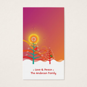 Christmas Trees Chicks DIY Holiday Gift Tag