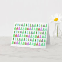 Christmas Trees! Christmas Card