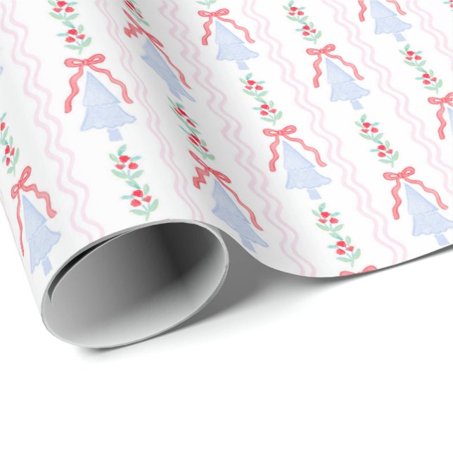 Christmas Trees Christmas Wrapping Paper  (Roll Corner)
