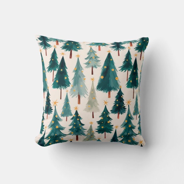 Christmas Trees Cushion (Front)