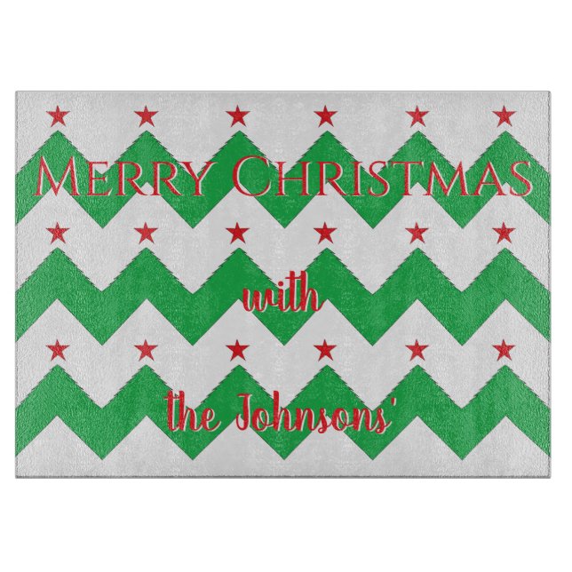 Christmas Trees Cutting Board (Front)