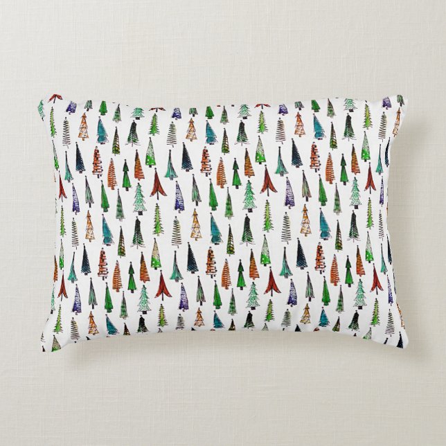 Christmas trees  decorative cushion (Front)