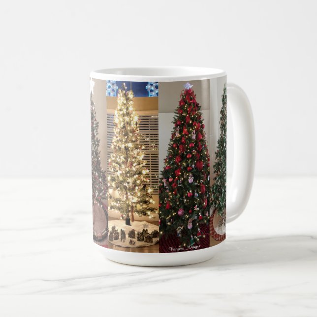 Christmas Trees Design  Coffee Mug (Front Right)