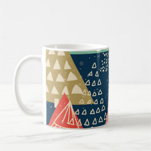 Christmas Trees Festive Seamless Illustration. Coffee Mug