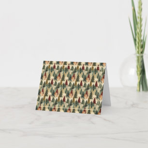 Christmas Trees Holiday Card