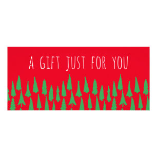  Christmas Trees Holiday Gift Certificate