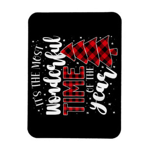 Christmas Trees It's the Most Wonderful Time of th Magnet