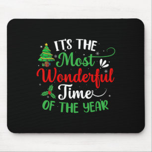 Christmas Trees It's The Most Wonderful Time Of Th Mouse Mat