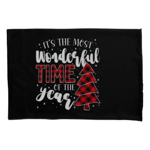 Christmas Trees It's the Most Wonderful Time of th Pillowcase