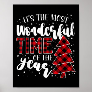 Christmas Trees It's the Most Wonderful Time of th Poster