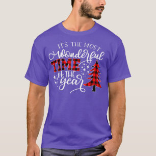 Christmas Trees Its The Most Wonderful Time Of The T-Shirt
