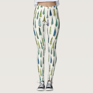 christmas trees leggings