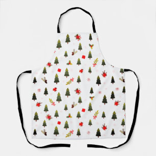 Christmas Trees, Mistletoe & Gifts  Apron