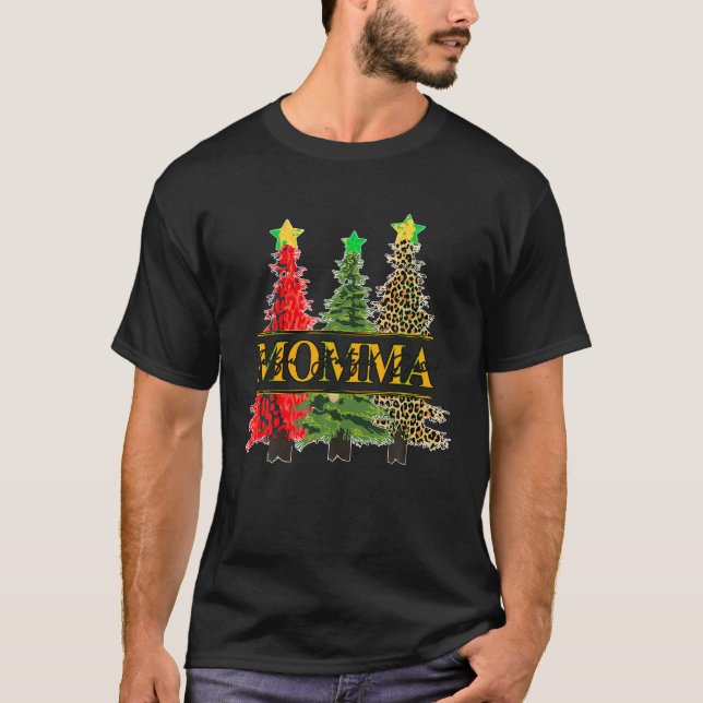 Christmas Trees Momma Stunning Decor Xmas Family M T-Shirt (Front)
