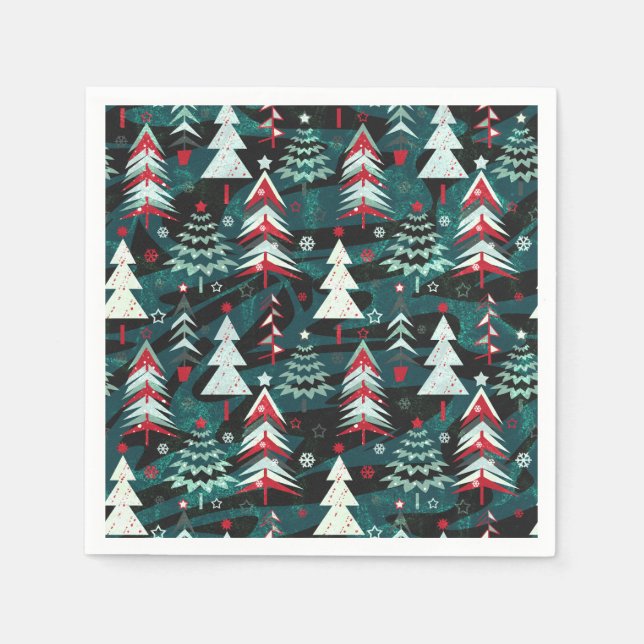 Christmas trees. napkin (Front)
