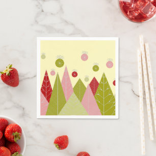 Christmas Trees Napkin