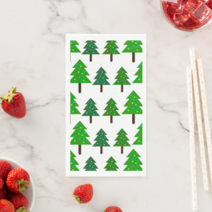 Christmas Trees Napkin