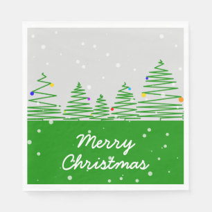 Christmas Trees Napkin