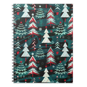 Christmas trees.  notebook