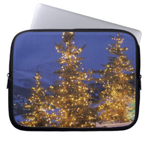Christmas trees, Park City, Wastch Mountains, 2 Laptop Sleeve