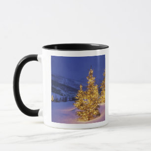 Christmas trees, Park City, Wastch Mountains, Mug