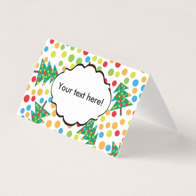 Christmas trees pattern (Front)