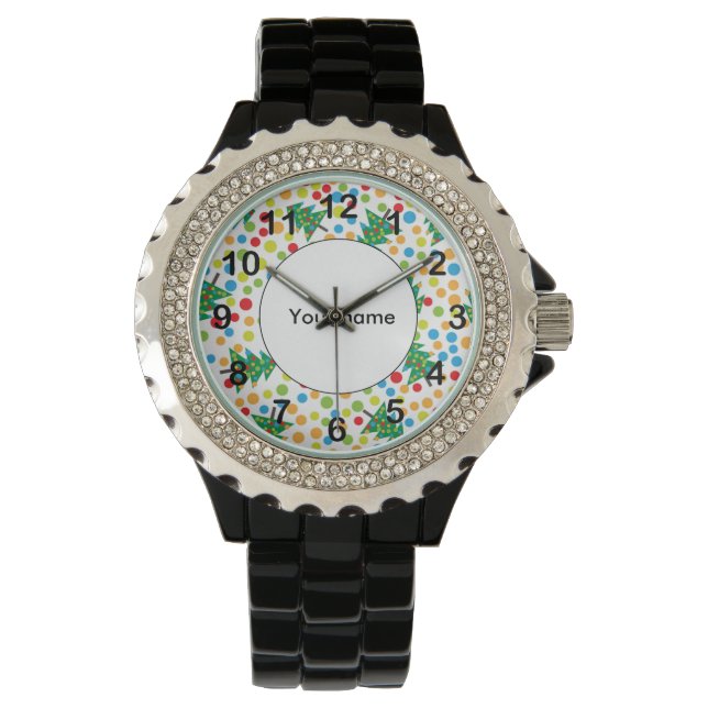 Christmas trees pattern watch (Front)