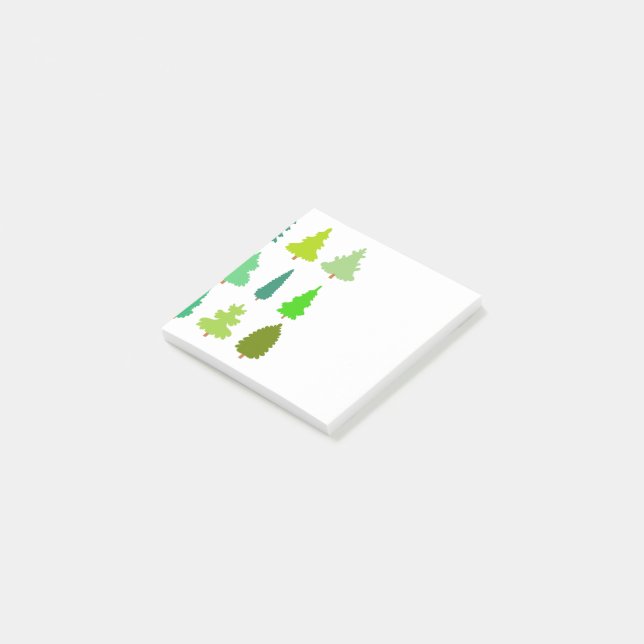 Christmas Trees Post-it Notes (Angled)